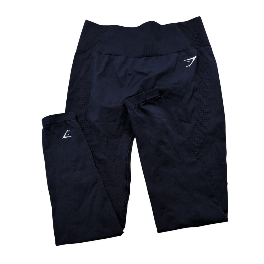Gymshark Navy Full Length Leggings, Size Large
